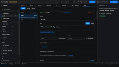 The Doodle Studio editor